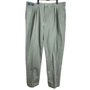 Polo Ralph Lauren Andrew Pant Mens 40x34 NWT Pleated Chino Classic Fit Preppy